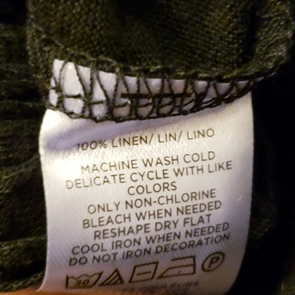 Loft Shirred Linen Tee - Picture 5 of 5